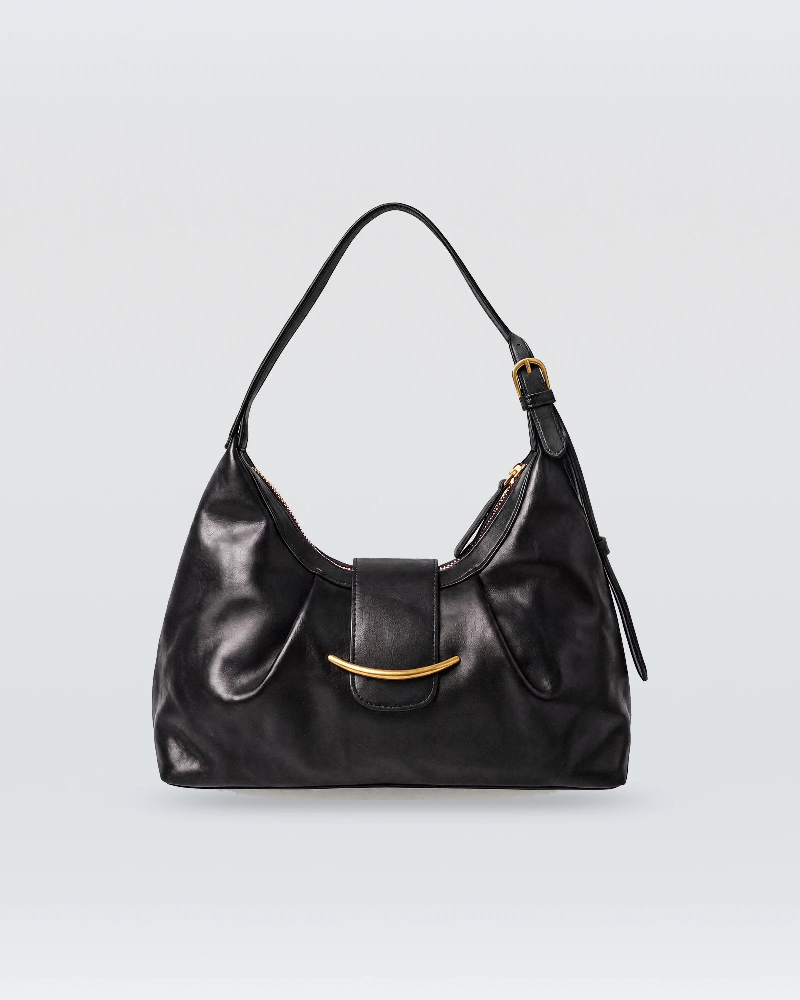 Ribnac Black Leather Bag – Small — view 1